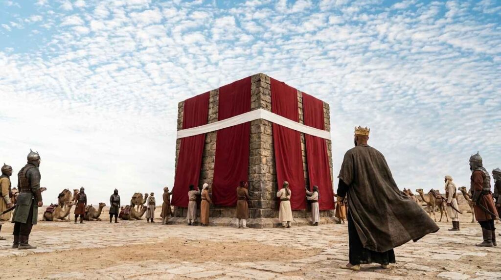 The First Person to Cover the Kaaba with a Cloth (Kiswa)