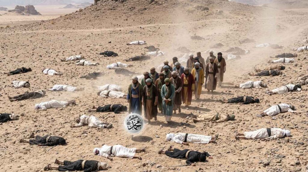 After the Battle: The Prophet's Visit and the Quranic Verse