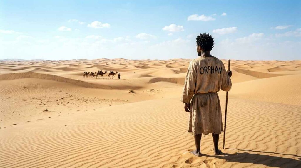 The Orphan Goes to the Prophet (PBUH)